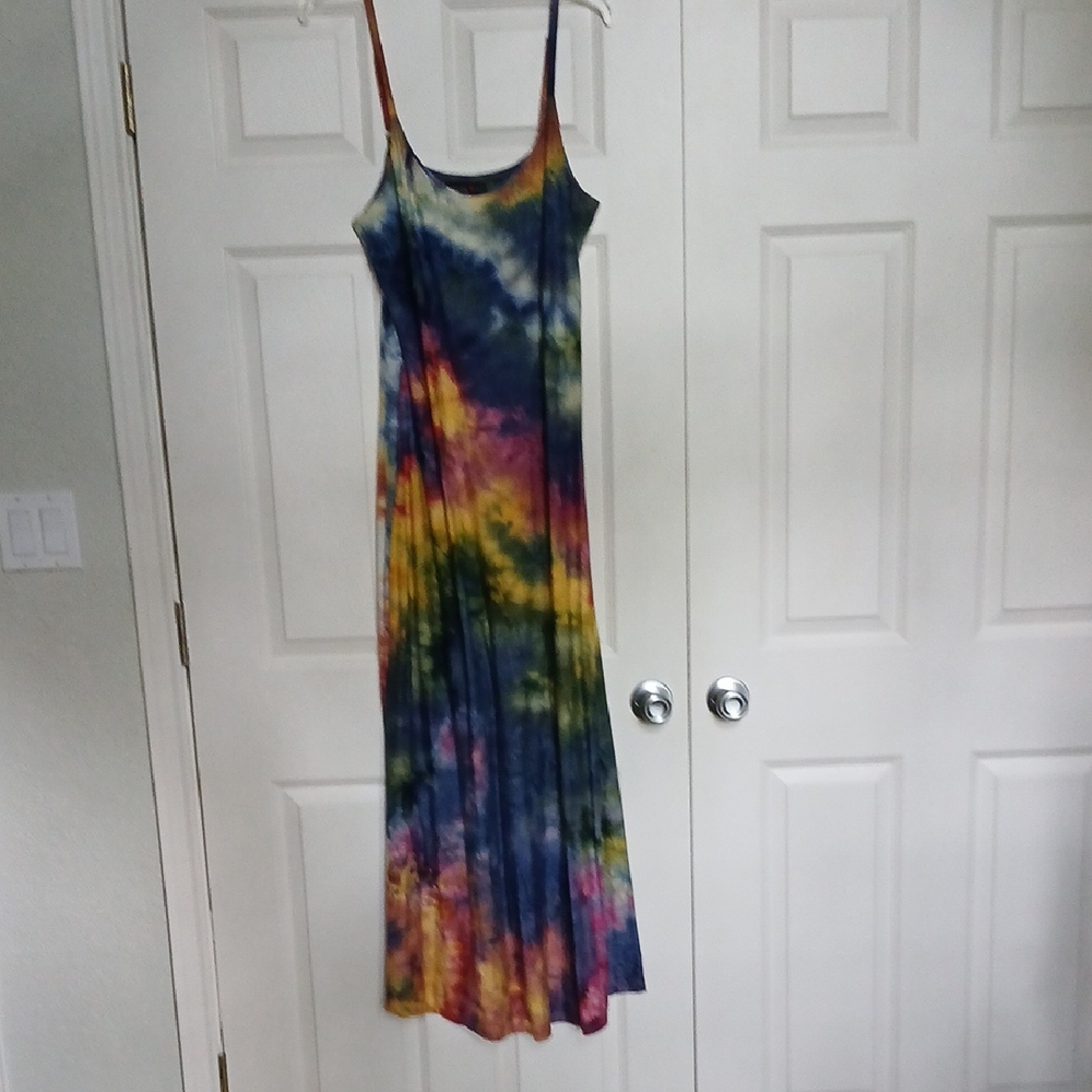 Tie Dye Maxi Dress XL